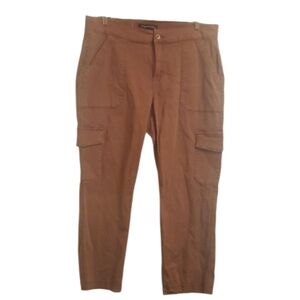 Denver Hayes Cargo Light Weight Parachute Pant Cargo Womens Size 12 Pants Brown